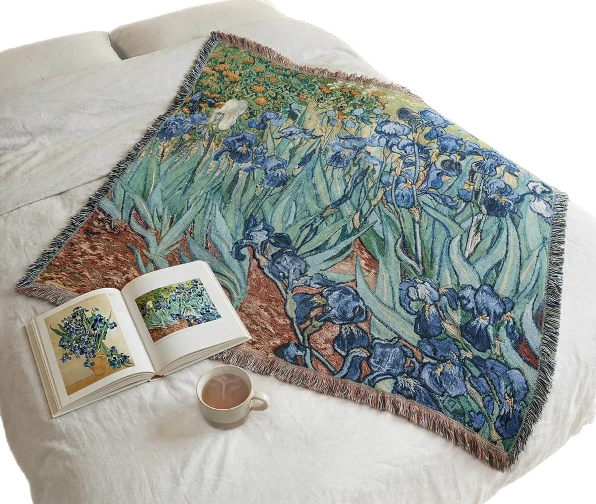 Van Gogh-inspirerad tapetväv, bomullsblandning