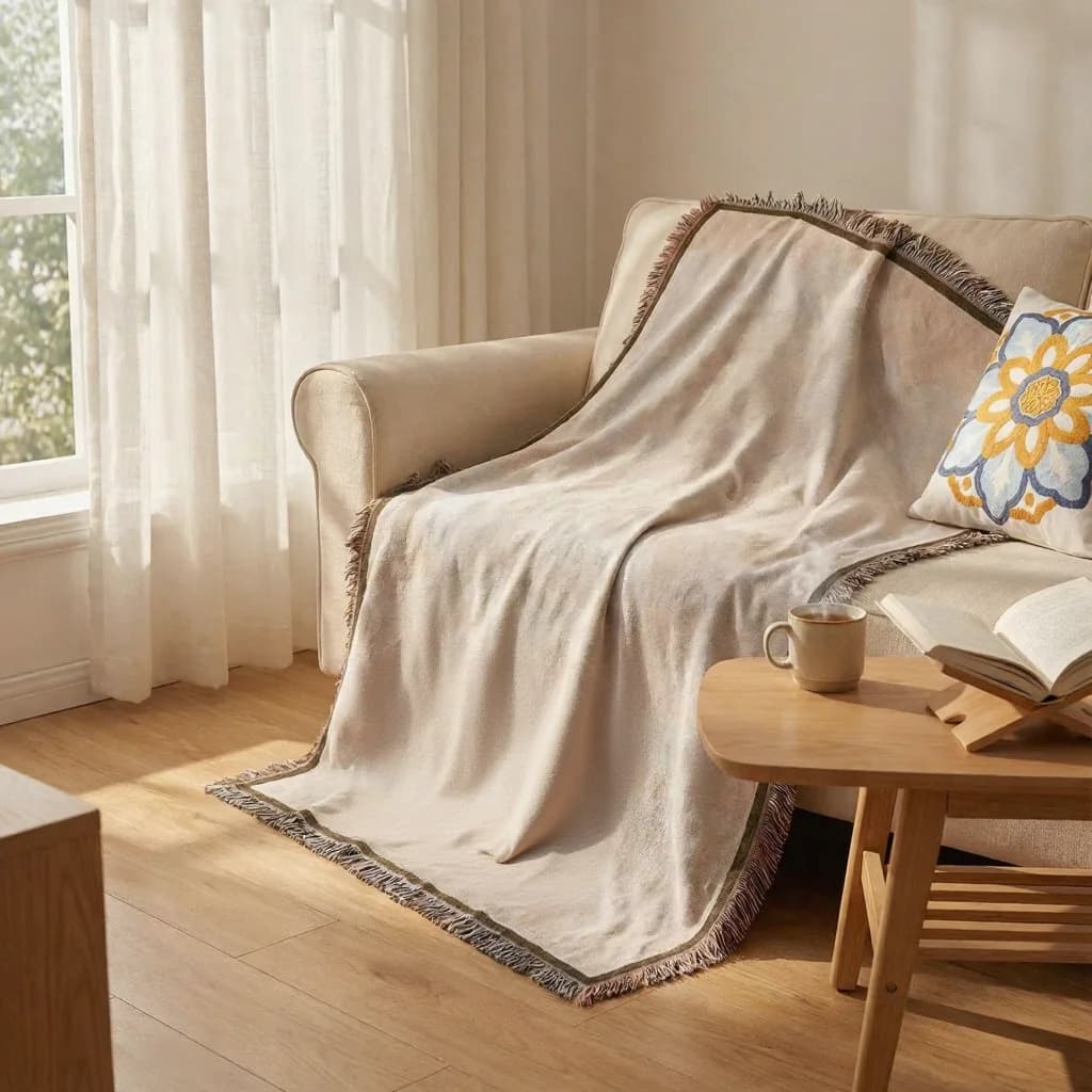 Vävd tapetfilt för soffa, säng och väggdekoration