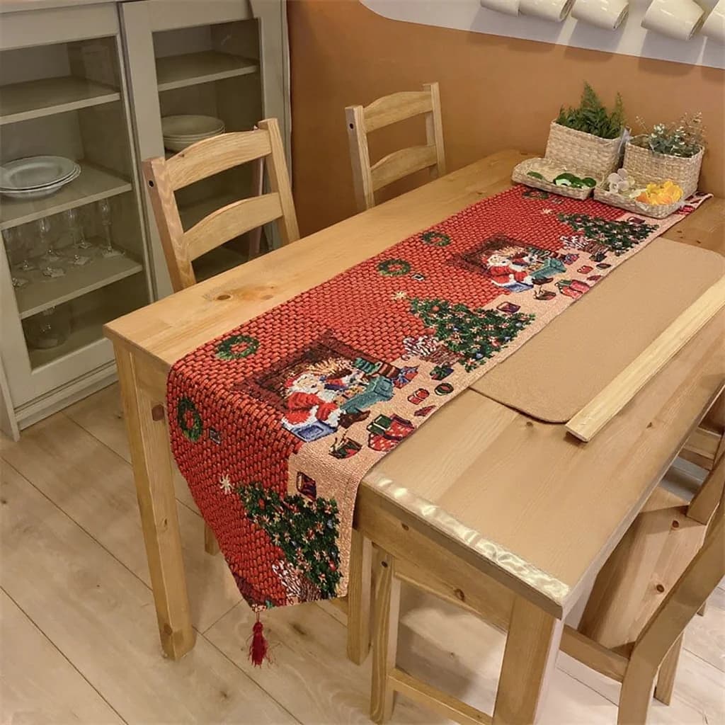 Julbordlöpare i bomullsblandning